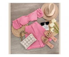 Conjunto de blusa y short sixtyninemoda.com - 2